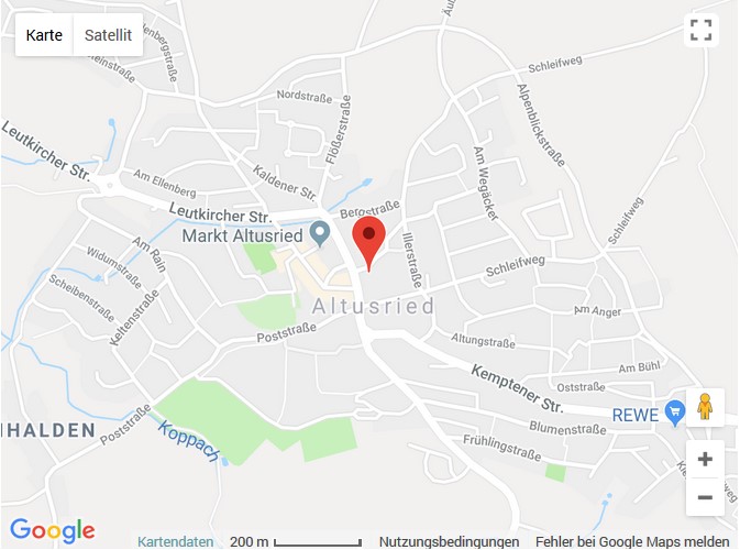 Allgemeinmedizin Praxis Wirthensohn Schabenberger Altusried Google Maps Karte